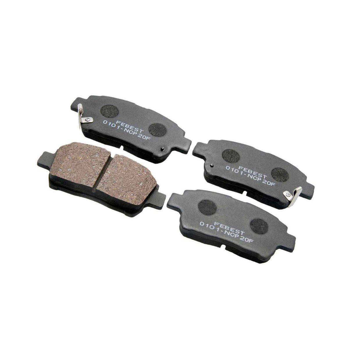 0101-NCP20F - PAD KIT, DISC BRAKE, FRONT Braking System, Brake Pads