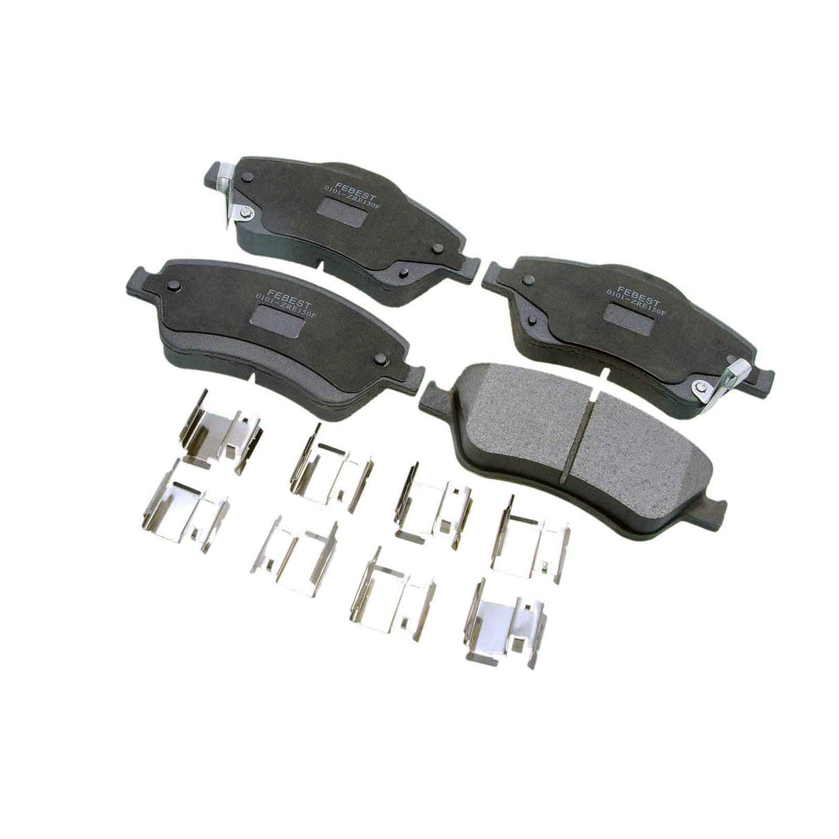 0101-ZRE150F - PAD KIT, DISC BRAKE, FRONT - KIT (WITH ANTI SQUEAL SHIM, WITH BRACKETS) Braking System, Brake Pads