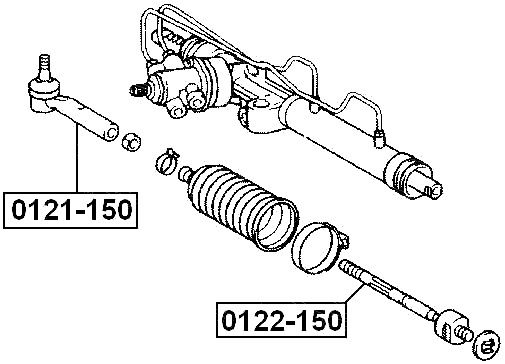 0122-150 - STEERING TIE ROD