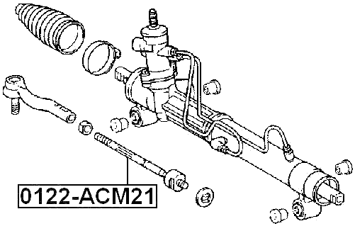 0122-ACM21 - STEERING TIE ROD