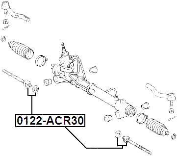 0122-ACR30 - STEERING TIE ROD