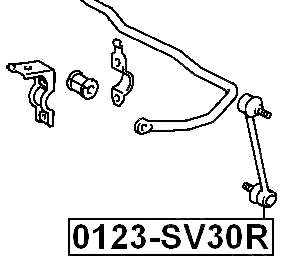 0123-SV30R - REAR STABILIZER LINK