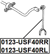 0123-USF40RL - REAR LEFT STABILIZER LINK