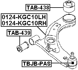 0124-KGC10RH - RIGHT LOWER FRONT ARM