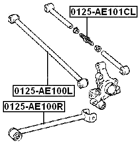 0125-AE101CL - REAR LATERAL LINK
