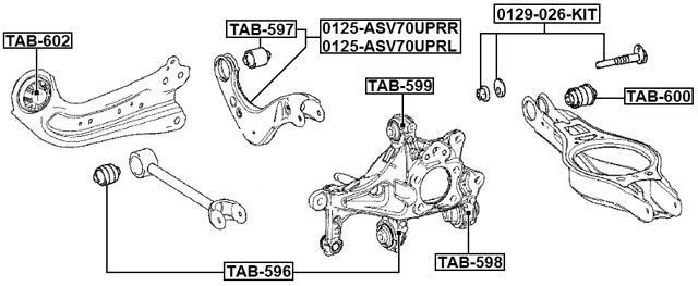 0129-026-KIT - REPAIR KIT, CAMBER ADJUSTING ECCENTRIC BOLT