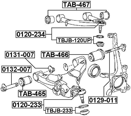 0132-007 - CAM SUB-ASSEMBLY