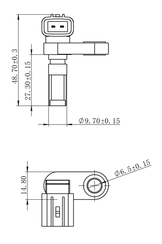 01606-001 - ABS SENSOR REAR LEFT