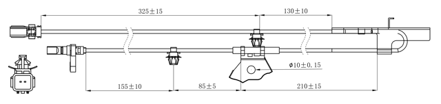 01606-007 - ABS SENSOR FRONT LEFT
