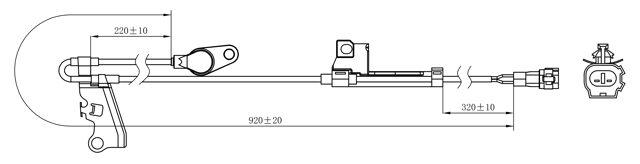 01606-010 - ABS SENSOR FRONT LEFT