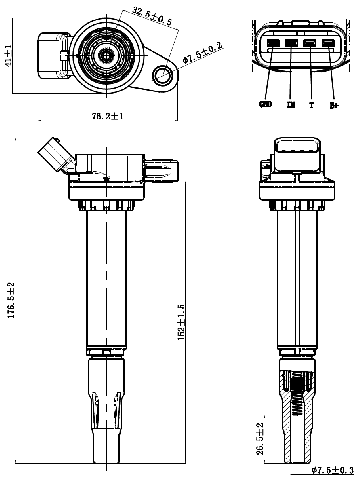 01640-001 - IGNITION COIL