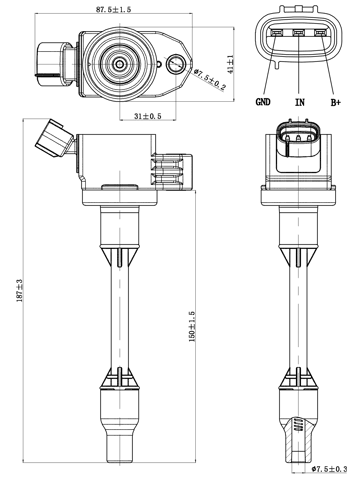 01640-013 - IGNITION COIL
