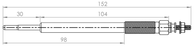 01642-004 - GLOW PLUG