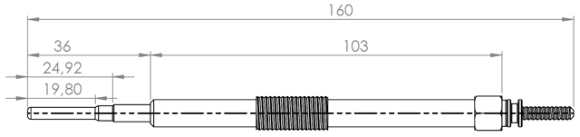 01642-005 - GLOW PLUG
