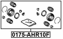 0175-AHR10F - FRONT BRAKE CALIPER REPAIR KIT (SET FOR TWO SIDES)