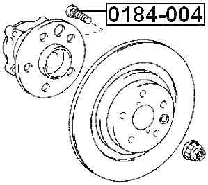 0184-004 - WHEEL STUD