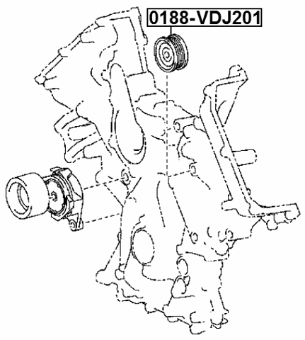 0188-VDJ201 - PULLEY IDLER