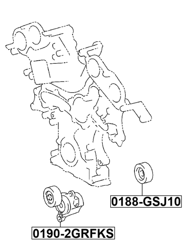 0190-2GRFKS - BELT TENSIONER