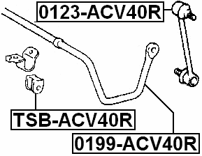 0199-ACV40R - STABILIZER REAR