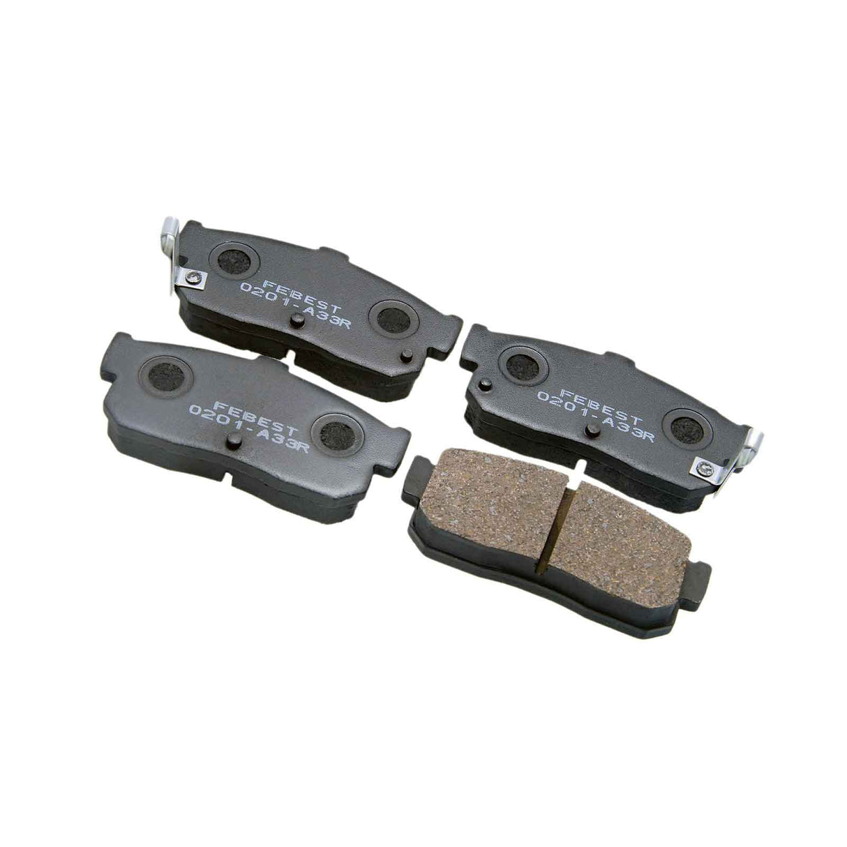0201-A33R - PAD KIT, DISC BRAKE, REAR Braking System, Brake Pads