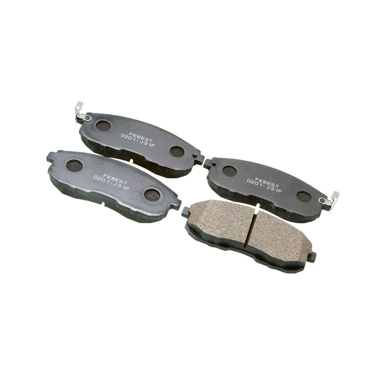 0201-J31F - PAD KIT, DISC BRAKE, FRONT Braking System, Brake Pads