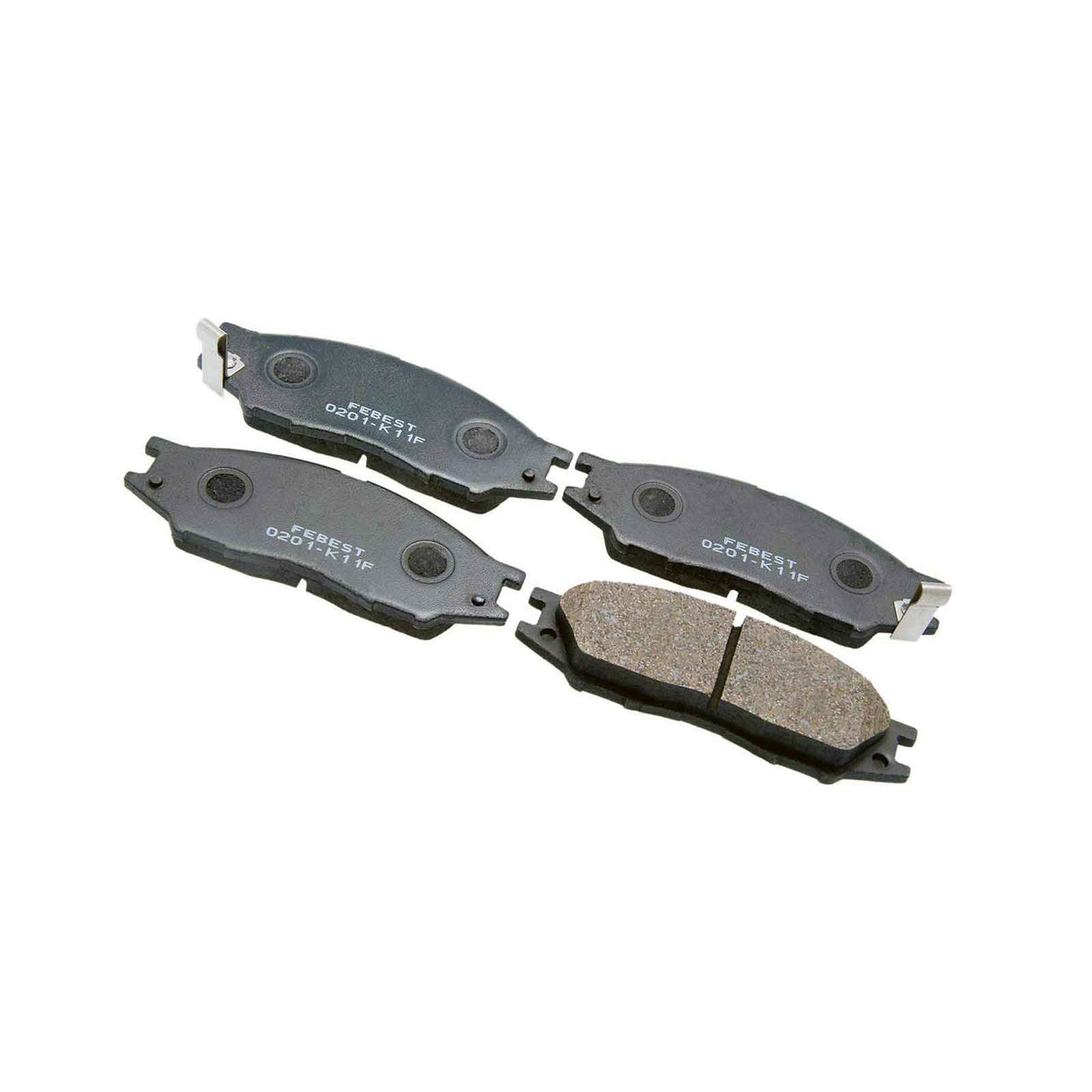 0201-K11F - PAD KIT, DISC BRAKE, FRONT Braking System, Brake Pads