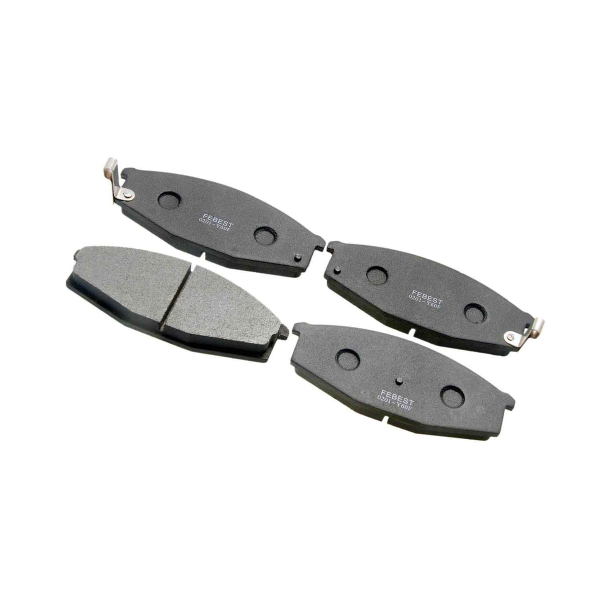0201-Y60F - PAD KIT, DISC BRAKE, FRONT Braking System, Brake Pads