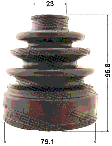 0215-L32T - BOOT INNER CV JOINT KIT 79.1X95.8X23