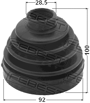 0215-R51R - BOOT INNER CV JOINT KIT 100X92X28.5