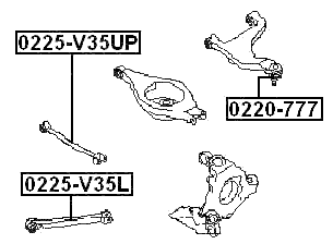 0220-777 - BALL JOINT REAR UPPER ARM