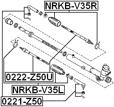 0221-Z50 - STEERING TIE ROD END