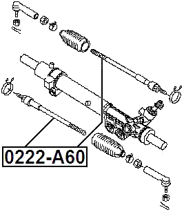 0222-A60 - STEERING TIE ROD