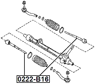 0222-B16 - STEERING TIE ROD