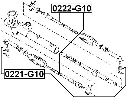 0222-G10 - STEERING TIE ROD