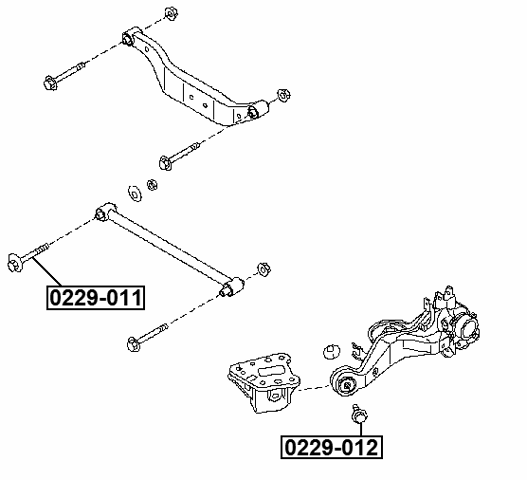 0229-011 - CAMBER ADJUSTING ECCENTRIC BOLT