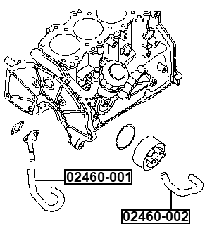 02460-001 - RADIATOR HOSE