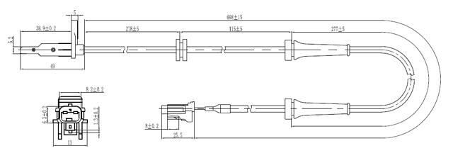 02606-001 - ABS SENSOR FRONT