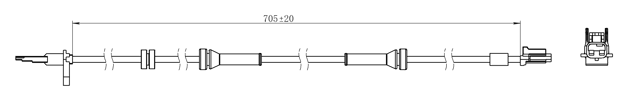 02606-003 - ABS SENSOR FRONT