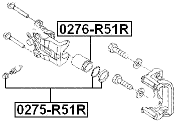 0276-R51R - REAR CALIPER PISTON D38.1