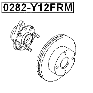 0282-Y12FRM - FRONT WHEEL HUB