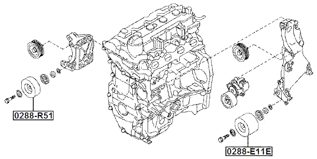 0287-J10 - TENSION PULLEY