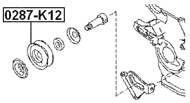 0287-K12 - PULLEY TENSIONER