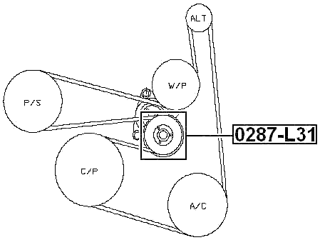 0287-L31 - PULLEY TENSIONER KIT