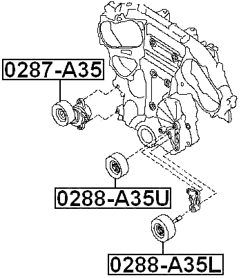 0288-A35U - PULLEY IDLER KIT