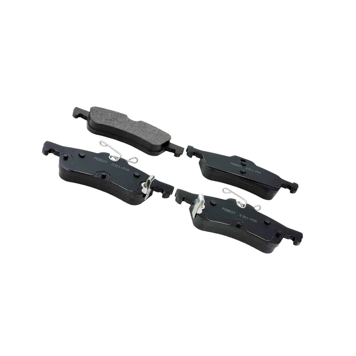 0301-FKR - PAD KIT, DISC BRAKE, REAR - KIT (WITH ANTI SQUEAL SHIM) Braking System, Brake Pads