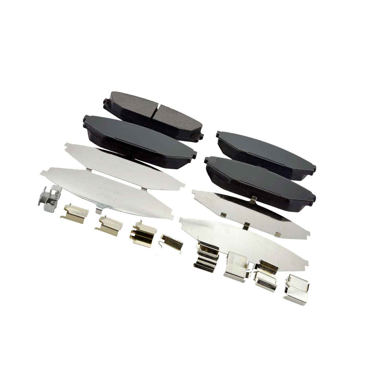 0301-YD1F - PAD KIT, DISC BRAKE, FRONT - KIT (WITH ANTI SQUEAL SHIM, WITH BRACKETS) Braking System, Brake Pads