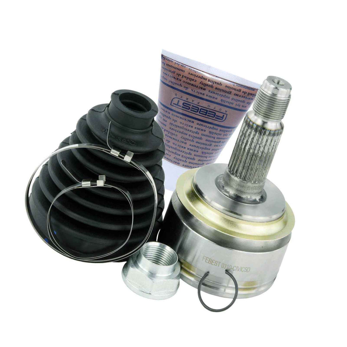 0310-CIVIC5D - OUTER CV JOINT 29X63X26 Cv Joints, Outer Cv Joints