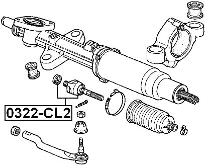 0322-CL2 - STEERING TIE ROD