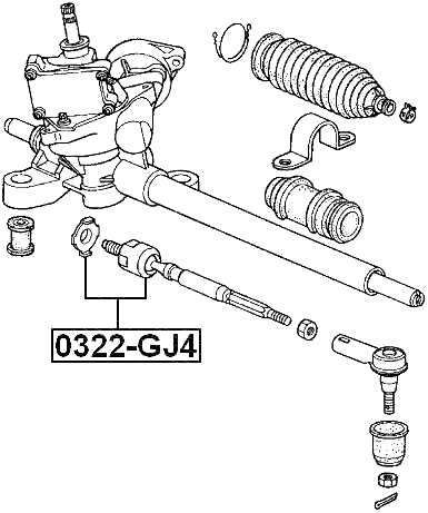 0322-GJ4 - STEERING TIE ROD