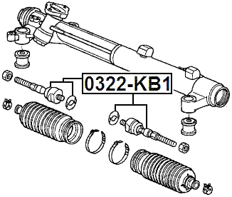 0322-KB1 - STEERING TIE ROD